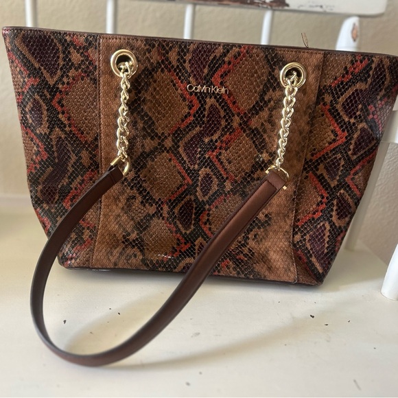 Calvin Klein python purse - Picture 6 of 7